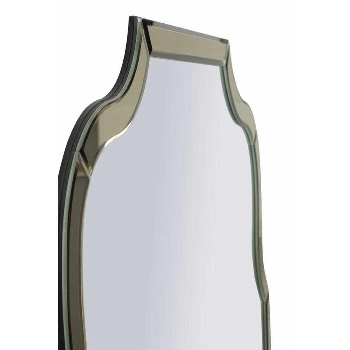 Specchio con Cornice Classico 1, Oro, MDF, 100x85x1 cm, Seven Design