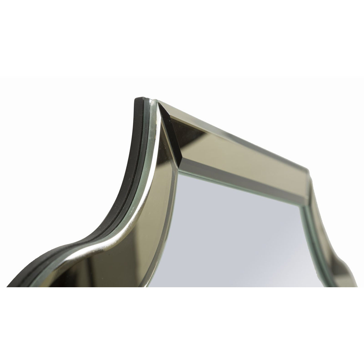 Specchio con Cornice Classico 1, Oro, MDF, 100x85x1 cm, Seven Design