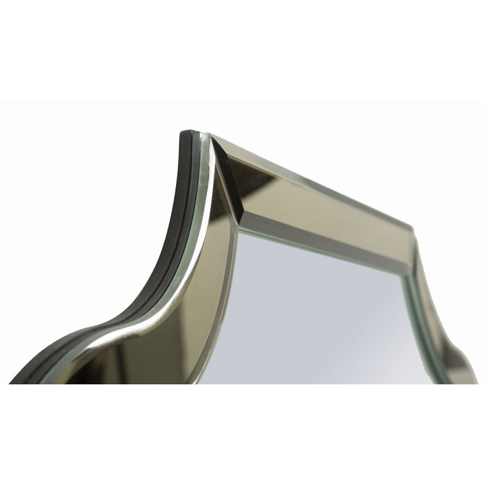 Specchio con Cornice Classico 1, Oro, MDF, 100x85x1 cm, Seven Design