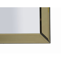 Specchio con Cornice Classico 1, Oro, MDF, 100x85x1 cm, Seven Design