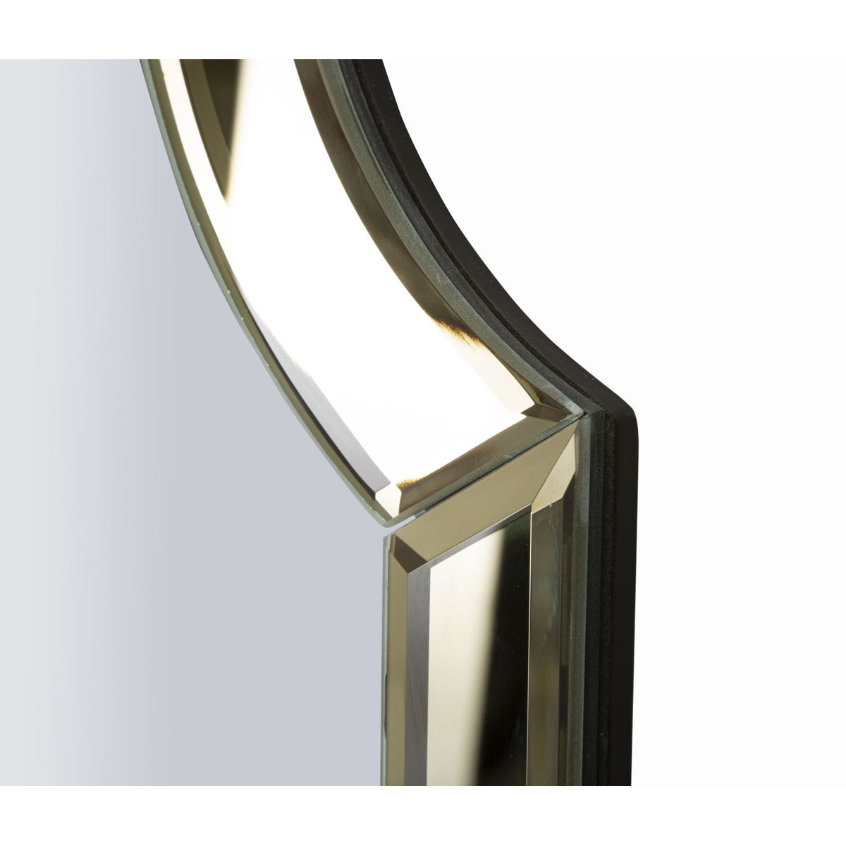 Specchio con Cornice Classico 1, Oro, MDF, 100x85x1 cm, Seven Design