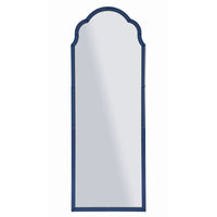 Specchio con Cornice Classico 2, Blu, MDF, 150x55x2 cm, Seven Design