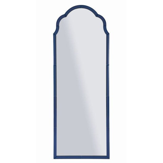 Specchio con Cornice Classico 2, Blu, MDF, 150x55x2 cm, Seven Design