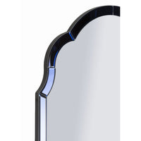 Specchio con Cornice Classico 2, Blu, MDF, 150x55x2 cm, Seven Design