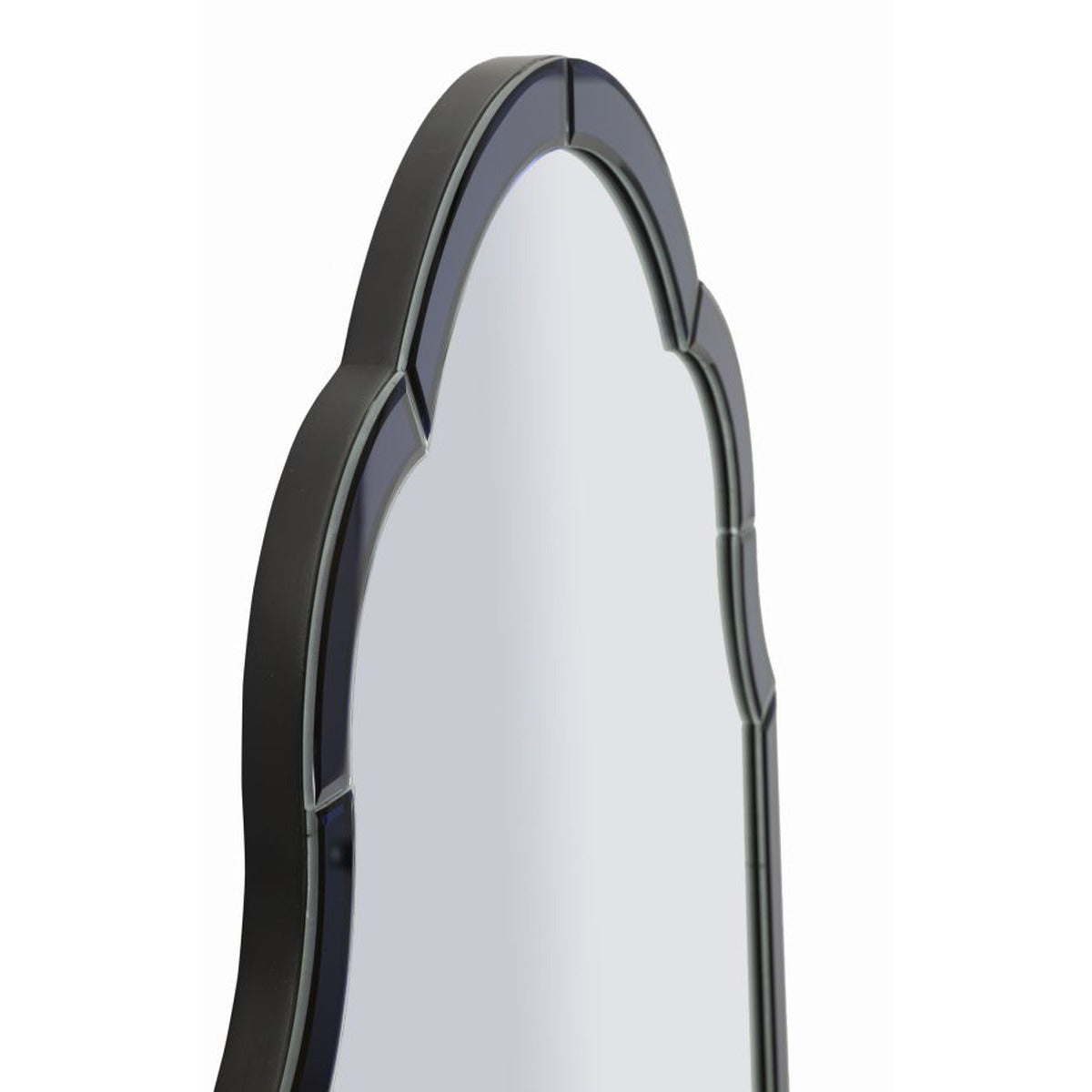 Specchio con Cornice Classico 2, Blu, MDF, 150x55x2 cm, Seven Design