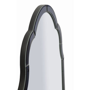 Specchio con Cornice Classico 2, Blu, MDF, 150x55x2 cm, Seven Design