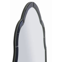 Specchio con Cornice Classico 3, Blu, MDF, 100x62x1 cm, Seven Design