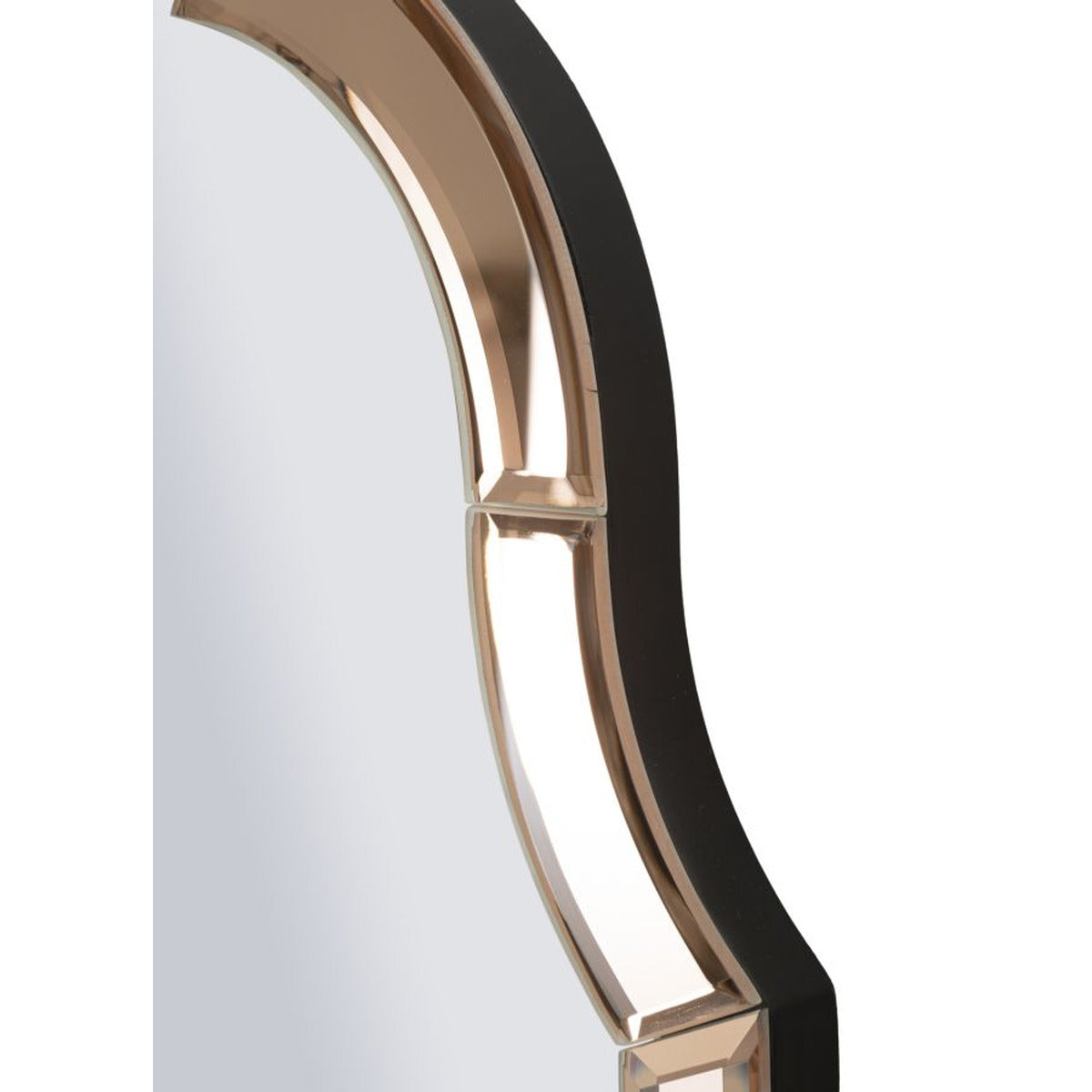 Specchio con Cornice Classico 5, Rosa, MDF, 150x55x2 cm, Seven Design