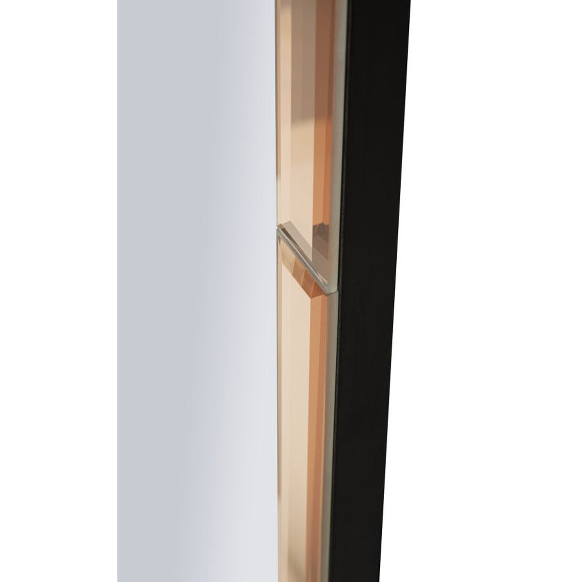 Specchio con Cornice Classico 5, Rosa, MDF, 150x55x2 cm, Seven Design