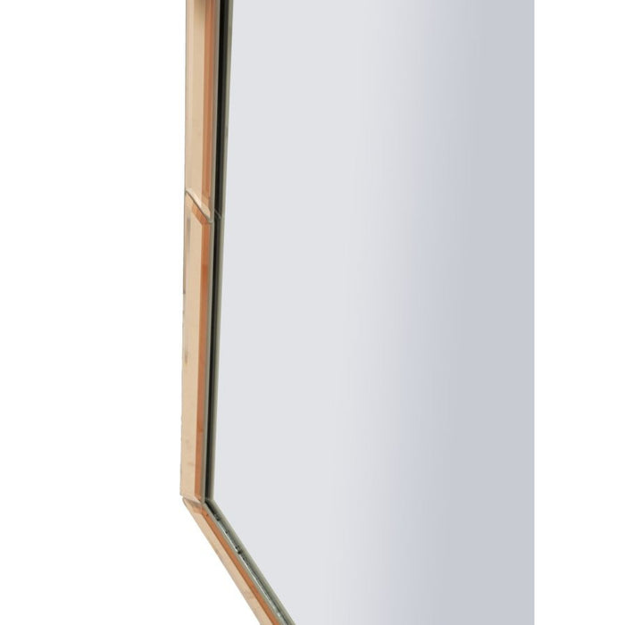 Specchio con Cornice Classico 5, Rosa, MDF, 150x55x2 cm, Seven Design