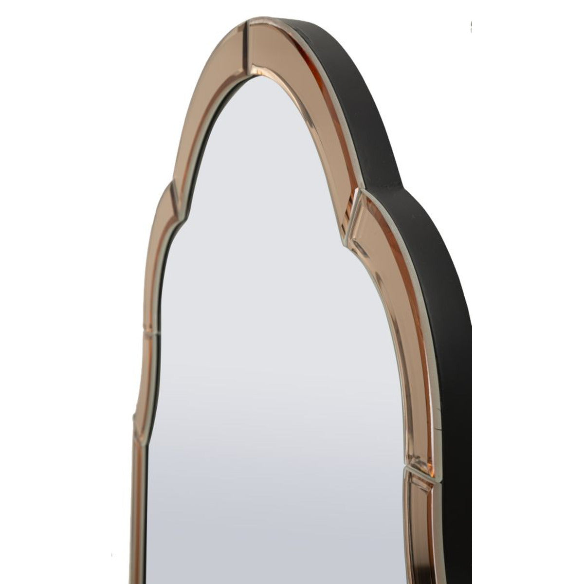 Specchio con Cornice Classico 5, Rosa, MDF, 150x55x2 cm, Seven Design