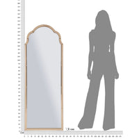 Specchio con Cornice Classico 5, Rosa, MDF, 150x55x2 cm, Seven Design