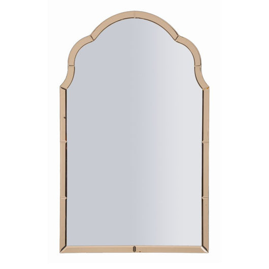 Specchio con Cornice Classico 6, Rosa, MDF, 100x62x1 cm, Seven Design