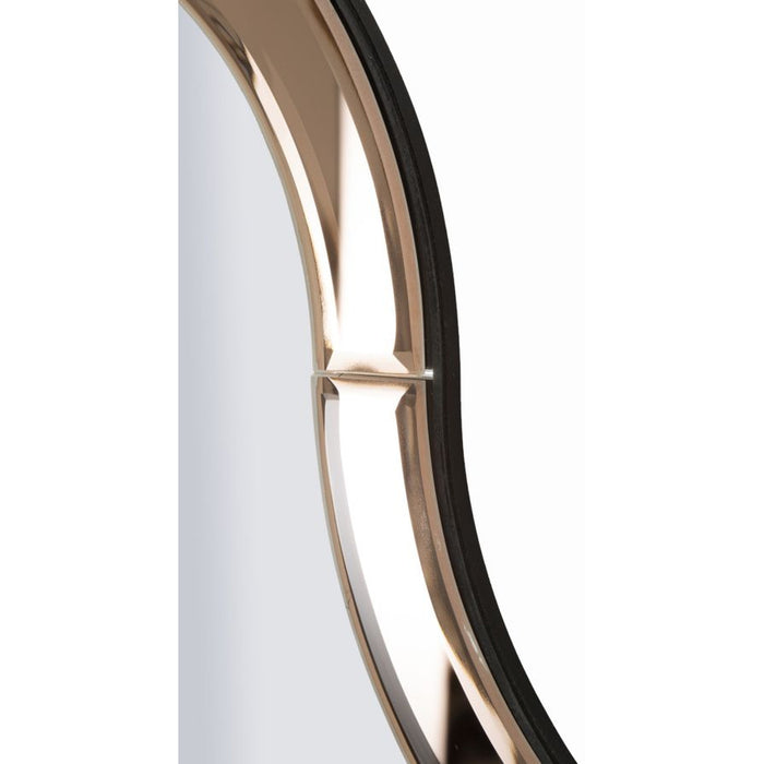 Specchio con Cornice Classico 6, Rosa, MDF, 100x62x1 cm, Seven Design