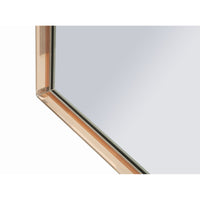 Specchio con Cornice Classico 6, Rosa, MDF, 100x62x1 cm, Seven Design