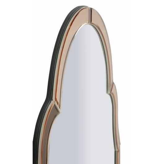 Specchio con Cornice Classico 7, Rosa, MDF, 80x47x1 cm, Seven Design