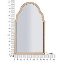 Specchio con Cornice Classico 7, Rosa, MDF, 80x47x1 cm, Seven Design