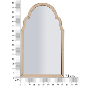 Specchio con Cornice Classico 7, Rosa, MDF, 80x47x1 cm, Seven Design