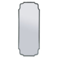 Specchio con Cornice Classico 8, Grigio, MDF, 150x60x2 cm, Seven Design