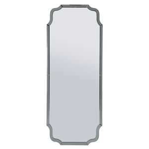 Specchio con Cornice Classico 8, Grigio, MDF, 150x60x2 cm, Seven Design