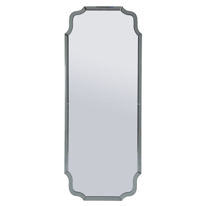 Specchio con Cornice Classico 8, Grigio, MDF, 150x60x2 cm, Seven Design