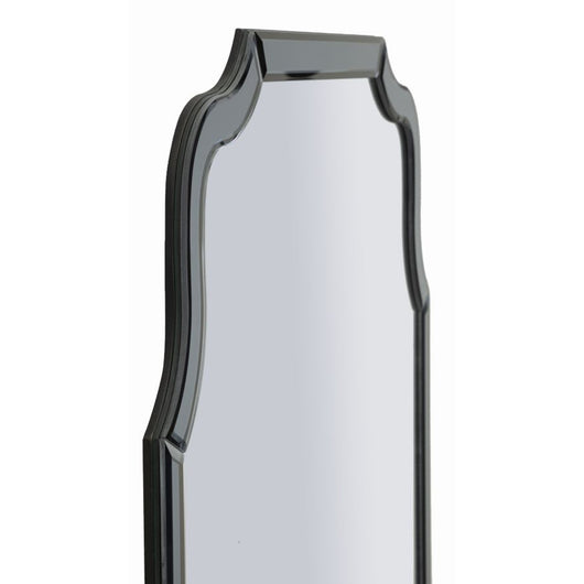 Specchio con Cornice Classico 9, Grigio, MDF, 90x60x1 cm, Seven Design