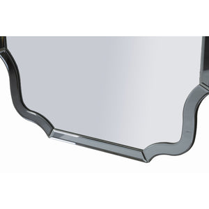 Specchio con Cornice Classico 9, Grigio, MDF, 90x60x1 cm, Seven Design