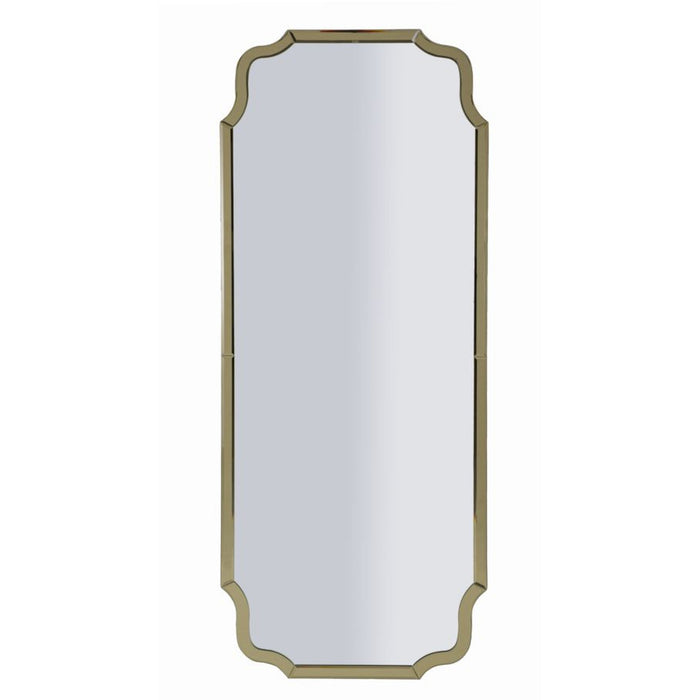 Specchio con Cornice Classico 10, Oro, MDF, 150x60x2 cm, Seven Design