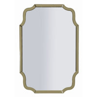 Specchio con Cornice Classico 11, Oro, MDF, 90x60x1 cm, Seven Design