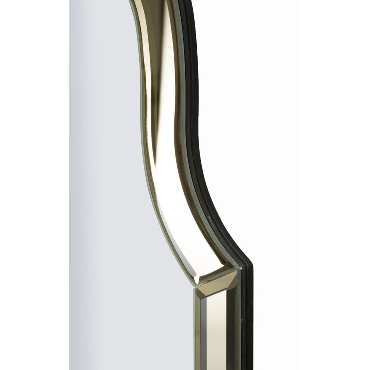 Specchio con Cornice Classico 11, Oro, MDF, 90x60x1 cm, Seven Design