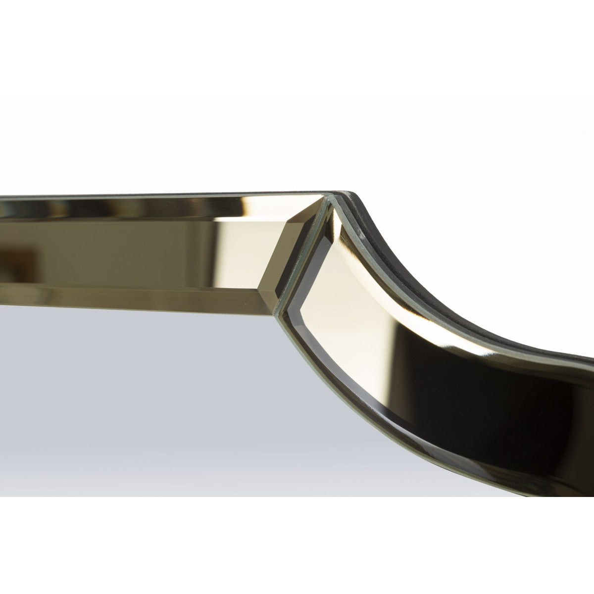 Specchio con Cornice Classico 11, Oro, MDF, 90x60x1 cm, Seven Design