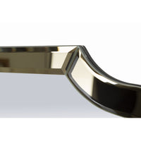 Specchio con Cornice Classico 11, Oro, MDF, 90x60x1 cm, Seven Design