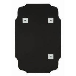 Specchio con Cornice Classico 11, Oro, MDF, 90x60x1 cm, Seven Design