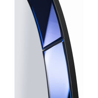 Specchio con Cornice MF695, Blu, MDF, 150x55x2 cm, Seven Design