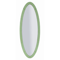 Specchio con Cornice MF696, Verde, MDF, 150x55x2 cm, Seven Design