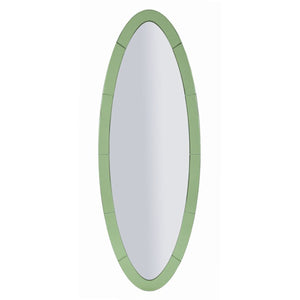 Specchio con Cornice MF696, Verde, MDF, 150x55x2 cm, Seven Design