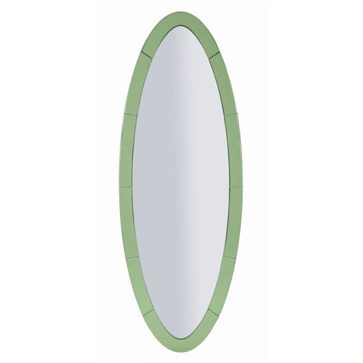 Specchio con Cornice MF696, Verde, MDF, 150x55x2 cm, Seven Design