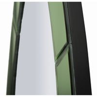 Specchio con Cornice MF696, Verde, MDF, 150x55x2 cm, Seven Design