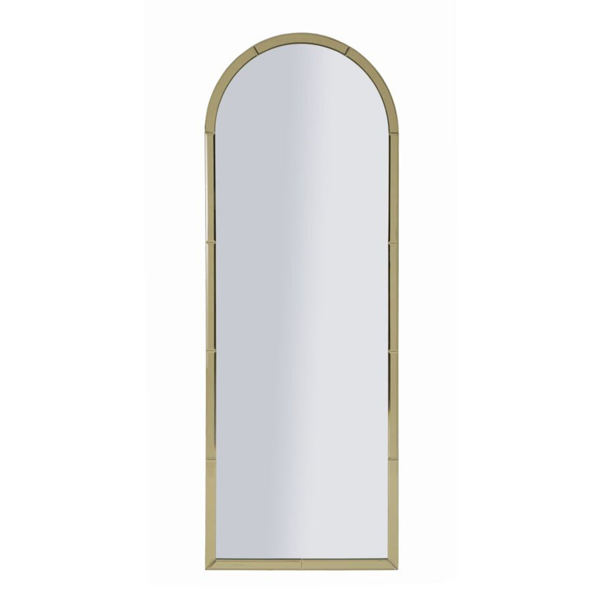 Specchio con Cornice MF697, Oro, MDF, 150x55x2 cm, Seven Design
