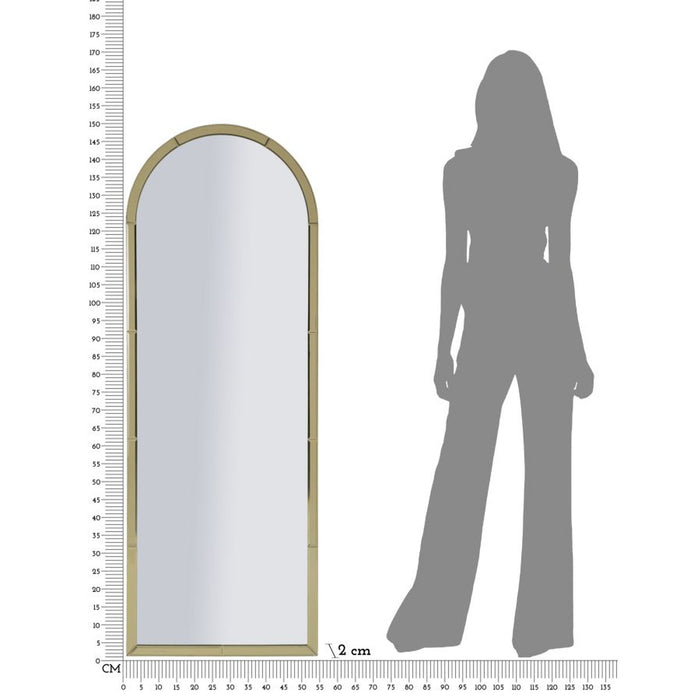 Specchio con Cornice MF697, Oro, MDF, 150x55x2 cm, Seven Design