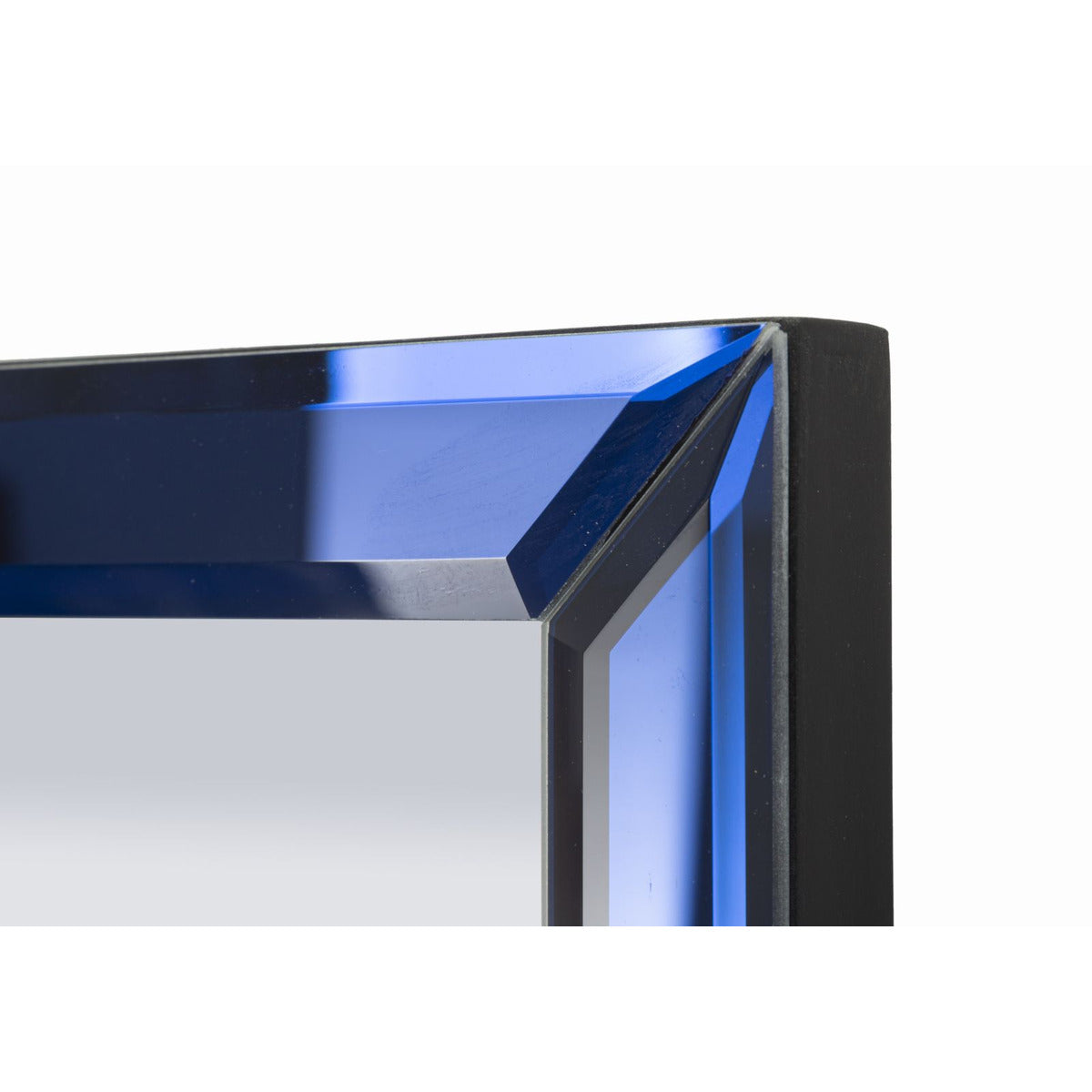 Specchio con Cornice MF699, Blu, MDF, 150x55x2 cm, Seven Design