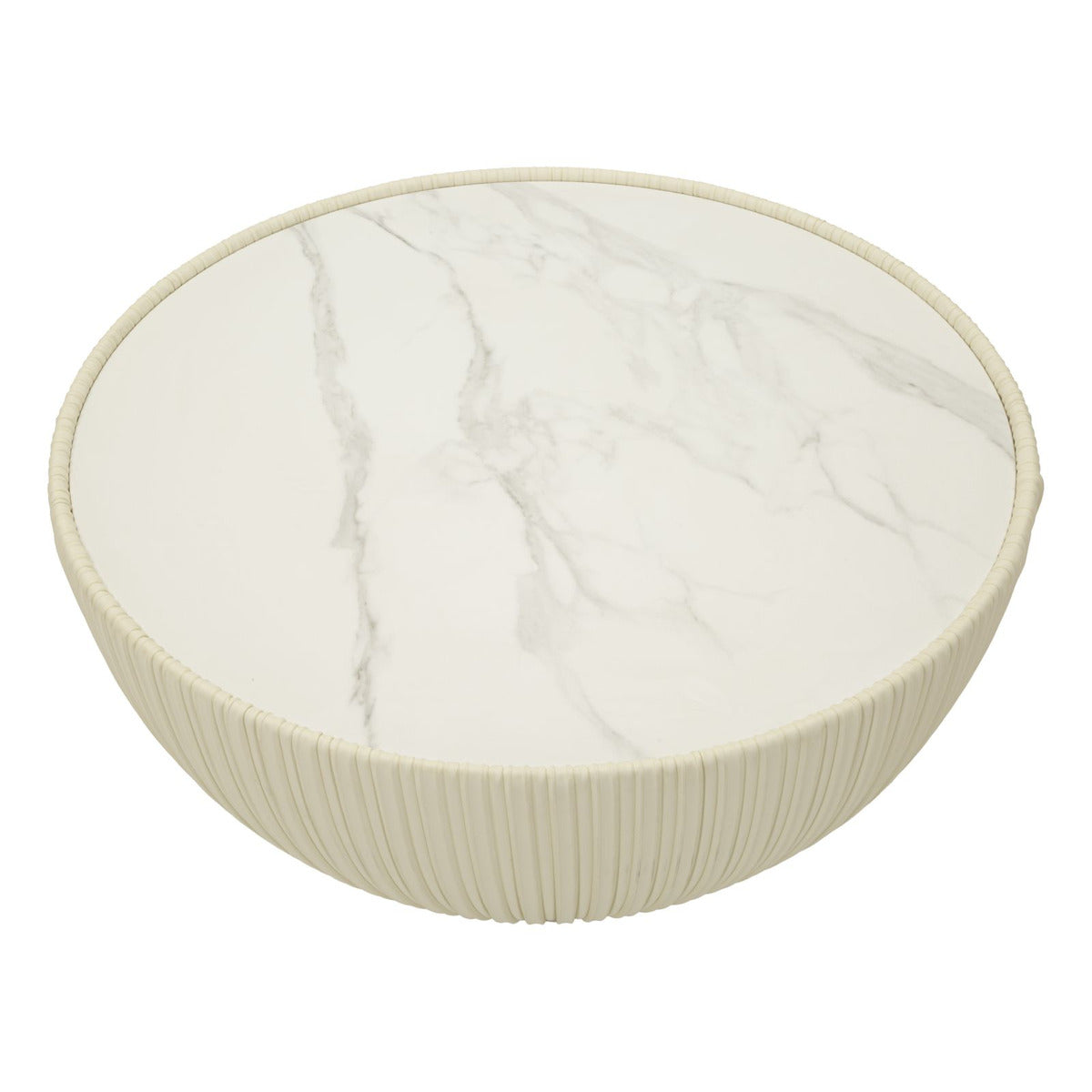 Tavolino MF701, Beige, Ceramica, 38x71x71 cm, Seven Design