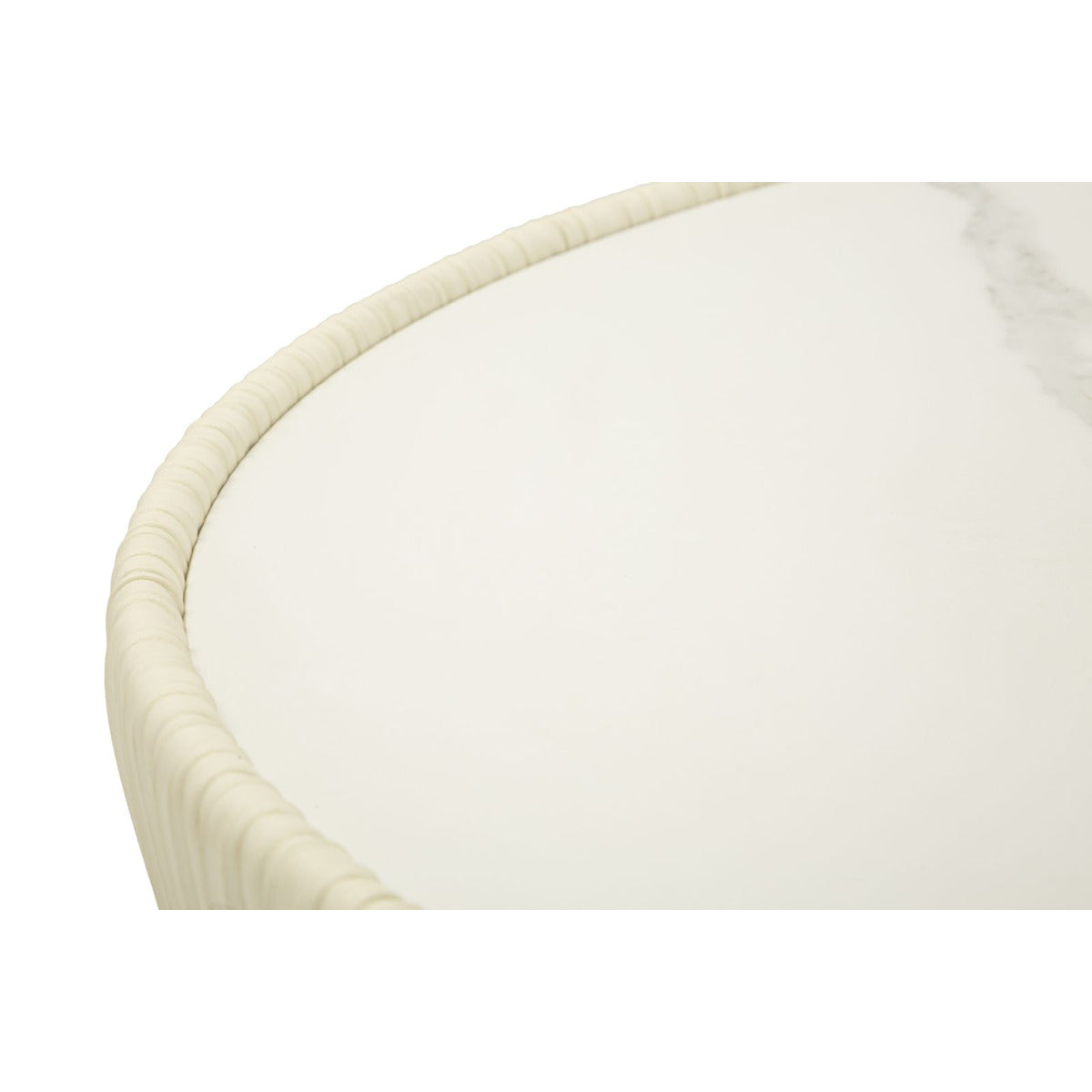 Tavolino MF701, Beige, Ceramica, 38x71x71 cm, Seven Design