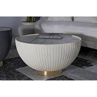 Tavolino MF701, Beige, Ceramica, 38x71x71 cm, Seven Design