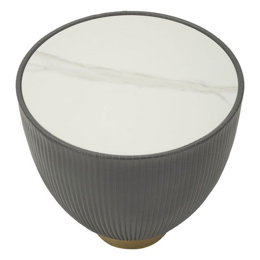 Tavolino MF702, Grigio, Ceramica, 45x46x46 cm, Seven Design