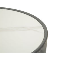 Tavolino MF702, Grigio, Ceramica, 45x46x46 cm, Seven Design