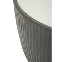 Tavolino MF702, Grigio, Ceramica, 45x46x46 cm, Seven Design