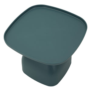 Tavolino MF706, Blu, Plastica, 38x48x48 cm, Seven Design