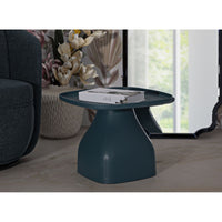 Tavolino MF706, Blu, Plastica, 38x48x48 cm, Seven Design