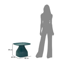 Tavolino MF706, Blu, Plastica, 38x48x48 cm, Seven Design